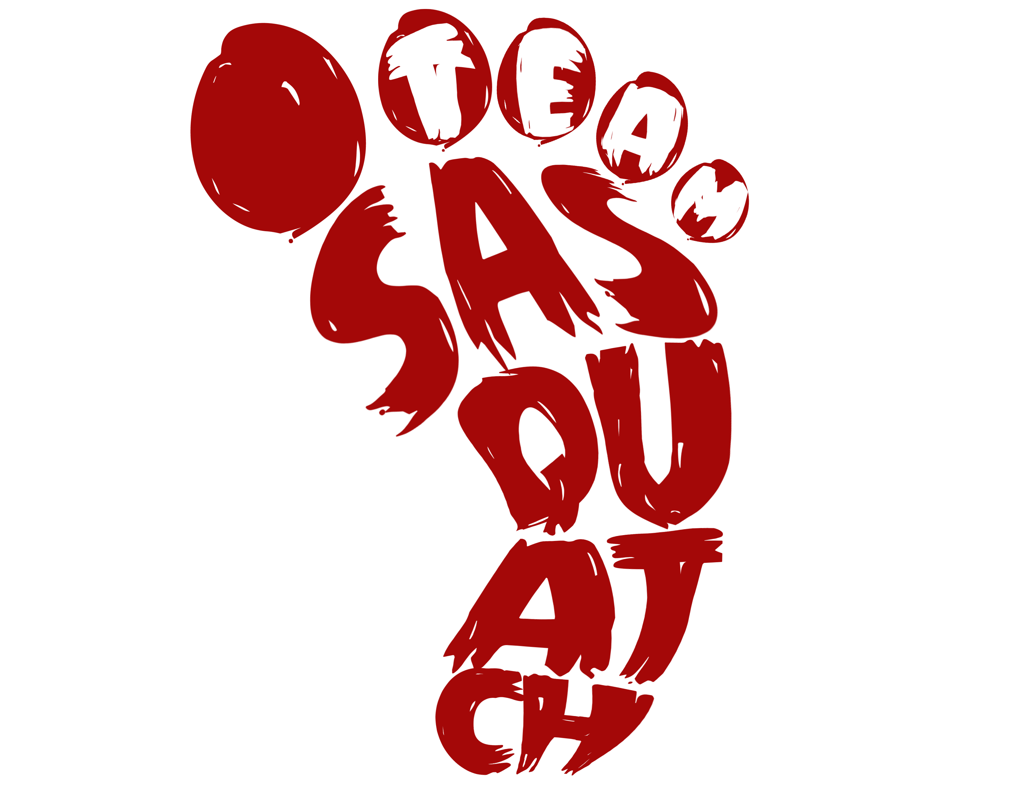 Team Sasquatch footprint logo